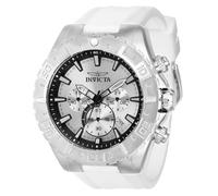 Invicta Aviator 37634 Men's Watch - Waterproof - Analogue - Quartz Movement - Stainless Steel with Silver dial - 49mm