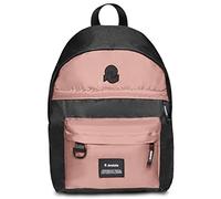 Invicta Backpack, AMERICAN Eco-friendly Knapsack, Casual Daypack, Unisex, One Size, 13'' Laptop Sleeve, Italian Design black/pink