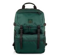 Invicta Backpack, JOLLY OFFICE Knapsack, For Office, Day Trips & Commuting, with Side Pockets & 14'' Laptop Sleeve, Italian Design, green