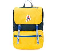 Invicta Backpack, JOLLY VINTAGE Knapsack, Casual Daypack, For Office, Day Trips & Commuting, For School, Sport, Free Time, 13'' Laptop Sleeve, Italian Design, yellow/blue
