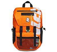 Invicta Backpack, JOLLY X Eco-friendly Knapsack, For Office, Day Trips & Commuting, For School, Sport, Free Time, with Side Pockets & 15,6'' Laptop Sleeve, Italian Design, orange