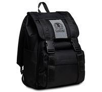 INVICTA Backpack - SQUARE, Black - PC Pocket and Water Bottle Pocket - School and Leisure - Kids, Unisex - 100 Percentage Eco Material