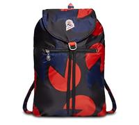 Invicta Backpack, VINTAGE NEXT; Minisac Drawstring Backpack, Casual Daypack, Unisex, One Size 8 LT, For Day Trips & Free Time, with Hip-Belt, packable, Italian Design, bicolor blue/red