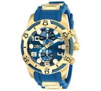 Invicta Bolt 24217 Men's Watch - Waterproof - Analogue - Quartz Movement - stainless steel with blue dial - 50mm
