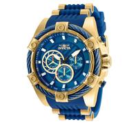 Invicta Men Analog Quartz Watch with Silicone Polyurethane Stainless Steel Strap 25527