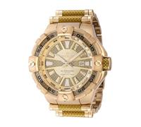 Invicta Bolt 37522 Men's Watch - Waterproof - Analogue - Automatic Movement - Stainless Steel with Gold dial - 54mm