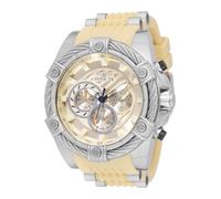 Invicta Bolt 49810 Men's Watch - Quartz Movement - Stainless Steel with Beige Dial - 52 mm