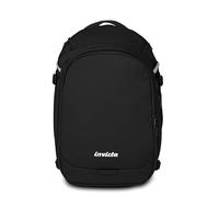 Invicta Campus S Travel Backpack, Black, Single Compartment with 15.6" PC Pocket, Water Bottle Pocket and Reinforced Base, 23.5L Hand Luggage, Work and Travel Backpack, for Men and Women, Black,