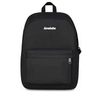 Invicta Carlson Plain School Backpack, Black, 24 L, One Compartment, Inner Zip Pocket, Side Pockets for Water Bottle, Ablet Compartment, Middle and High School, Boy, Girl