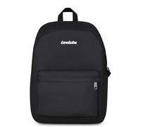 Invicta Carlson School Backpack, Black, Mono Compartment with PC Pocket and Bottle Pocket, 24 Litres, Middle and High School, Girl Backpack, Black, Taglia Unica