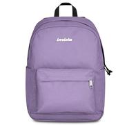 Invicta Carlson Shine School Backpack, Lilac, 24 Litres, Glitter Effect, Single Compartment, Interior Zip Pocket, Tablet Computer Compartment, Side Water Bottle Pocket