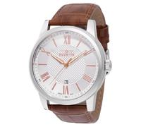 Invicta Celestial 47767 Men's Watch - Waterproof - Analogue - Quartz Movement - Stainless Steel with Silver dial - 43mm