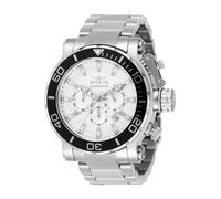 Invicta Coalition Forces 50235 Men's Watch - Waterproof - Analogue - Quartz Movement - Stainless Steel with Silver dial - 52mm