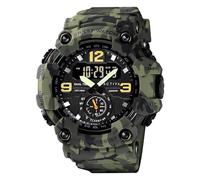 Invicta Digital Essentials Men 56mm ABS + PU Green + Camouflage Not Applicable dial SK221 Mechanical