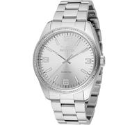Invicta Elite Diamond 48734 Men's Watch - Waterproof - Analogue - Quartz Movement - Stainless Steel with Silver dial - 43mm - with 100 Diamonds