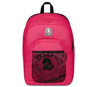 Invicta Full Space Solid Dial School Backpack, Pink, Double Compartment Backpack with Extendable Strap, PC Pocket, Bottle Pocket and Pocket with Organizer, Travel Backpack, pink, Taglia unica, School