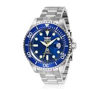 Invicta Grand Diver 27611 Men's Watch - Waterproof - Analogue - Automatic Movement - stainless steel with blue dial - 47mm