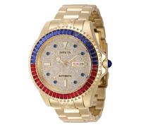 Invicta Grand Diver 46636 Men's Watch - Waterproof - Analogue - Automatic Movement - Stainless Steel with Gold dial - 47mm