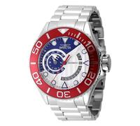 Invicta Grand Diver 47545 Men's Watch - Waterproof - Analogue - Automatic Movement - Stainless Steel with Silver dial - 52mm
