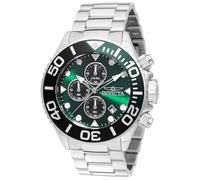 Invicta Grand Diver 48586 Men's Watch - Waterproof - Analogue - Quartz Movement - Stainless Steel with Green dial - 52mm