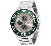 Invicta Grand Diver 48587 Men's Watch - Waterproof - Analogue - Quartz Movement - Stainless Steel with Gold dial - 52mm