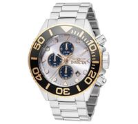 Invicta Grand Diver 48589 Men's Watch - Waterproof - Analogue - Quartz Movement - Stainless Steel with Silver dial - 52mm