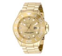 Invicta Grand Diver 48613 Men's Watch - Quartz Movement - Stainless Steel with Gold Dial - 52 mm - Gold Rush Edition