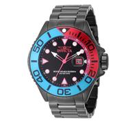 Invicta Grand Diver 48614 Men's Watch - Quartz Movement - Stainless Steel with Black Dial - 52 mm - South Beach Edition
