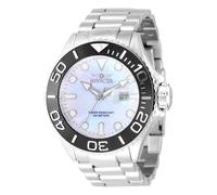 Invicta Grand Diver 49153 Men's Watch - Quartz Movement - Stainless Steel with Pearl Dial - 52 mm