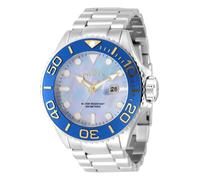 Invicta Grand Diver 49157 Men's Watch - Quartz Movement - Stainless Steel with Pearl Dial - 52 mm