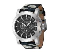 Invicta I-Force 47581 Men's Watch - Waterproof - Analogue - Quartz Movement - Stainless Steel with Black dial - 46mm