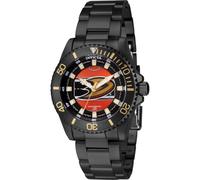 Invicta NHL 42225 Women's Watch - Waterproof - Analogue - Quartz Movement - Stainless Steel with Orange dial - 38mm
