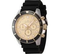 Invicta Pro Diver 46084 Men's Watch - Waterproof - Analogue - Quartz Movement - Stainless Steel with Gold dial - 45mm