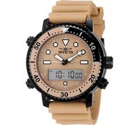 Invicta Pro Diver 49448 Men's Watch - Waterproof - Analogue - Quartz Movement - Stainless Steel with Brown dial - 46mm