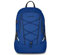 Invicta Invict-Act Plus Work Backpack, Blue, Double Compartment with 14" PC Pocket, Water Bottle Pocket and Reinforced Base, Large and Versatile 29L Backpack for Office and University, for Men and
