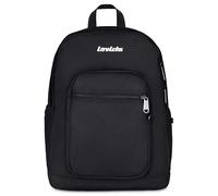 Invicta JELEK Logo Backpack Made from Sustainable Fabric, Black Jet, standard size, Casual