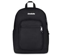 Invicta Jelek Plain Backpack, Black, 34 L, Double Compartment, Double Front Pocket, Inner Pocket with Organizer, PC or Tablet Pocket, Bottle Pocket, Middle and High School, Girl, Boy