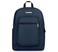 Invicta Jelek Plain Backpack, Blue, 34 L, Double Compartment, Double Front Pocket, Inner Pocket with Organizer, PC or Tablet Pocket, Bottle Pocket, Middle and High School, Girl, Boy