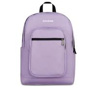 Invicta Jelek Plain Backpack, Pink, 34 L, Double Compartment, Double Front Pocket, Inner Pocket with Organizer, Laptop or Tablet Pocket, Bottle Pocket, Middle and High School, Girl