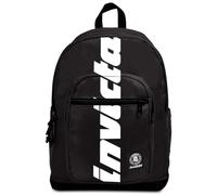 Invicta JELEK PLAIN LOGO JET BLACK BACKPACK