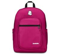 Invicta Jelek Plain School Backpack, Fuchsia, Double Compartment Super Large Backpack with PC or Tablet Pocket, Bottle Pocket and Organizer, Medium, Tops and Travel, Women Girl