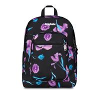 Invicta Jelek School Backpack, Black and Pink, Double Compartment with PC Pocket and Bottle Pocket, 34 Litres, Middle and High School, Girl Backpack, pink, Taglia Unica