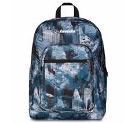 Invicta Jelek School Backpack, Blue, Double Compartment with PC Pocket and Bottle Pocket, 34 Litres, Middle and High School, Boy Backpack, blue, Taglia Unica