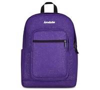 Invicta Jelek Shine School Backpack, Purple, 34 L, Glitter Effect, Double Compartment, Inner Pocket with Organizer, Computer Pocket, Bottle Pocket, Middle and High School, Girl