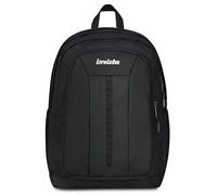 Invicta Jelek Up LED School Backpack, Black, Double Compartment with PC Pocket and Bottle Pocket, 36 Litres, Middle and High School, Girl and Boy Backpack