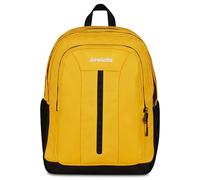 Invicta Jelek Up LED School Backpack, Yellow, Double Compartment with PC Pocket and Bottle Pocket, 34 Litres, Middle and High School, Girl and Boy Backpack