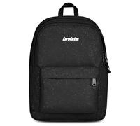 Invicta Lab Shine School Backpack, Black, 27 L, Glitter Effect, Double Compartment, Side Water Bottle Pockets, Inner Pocket with Organizer, Computer Compartment, Middle and High School, Girl