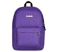Invicta Lab Shine School Backpack, Purple, 27 L, Glitter Effect, Double Compartment, Side Water Bottle Pockets, Inner Pocket with Organizer, Computer Compartment, Middle and High School, Girl