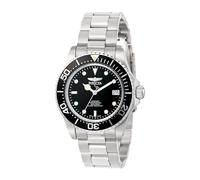 Invicta Pro Diver Stainless Steel Men's Automatic Watch, Silver / Black - 40mm
