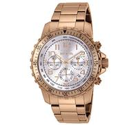 Invicta Specialty Men's Quartz Watch with Silver Dial Chronograph display on Rose Gold Stainless Steel Bracelet 11368